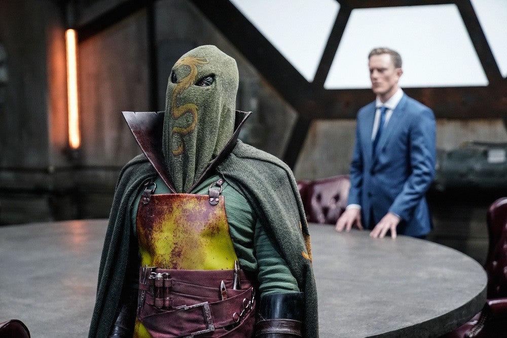 Nelson Lee (Dr. Ito/Dragon King) and Neil Jackson (Jordan/Icicle).