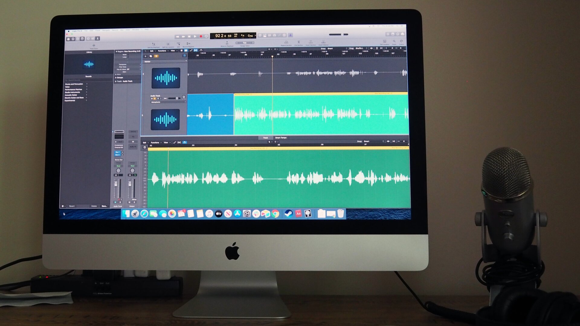 When it comes to getting creative work done, the iMac handles intensive tasks with ease.