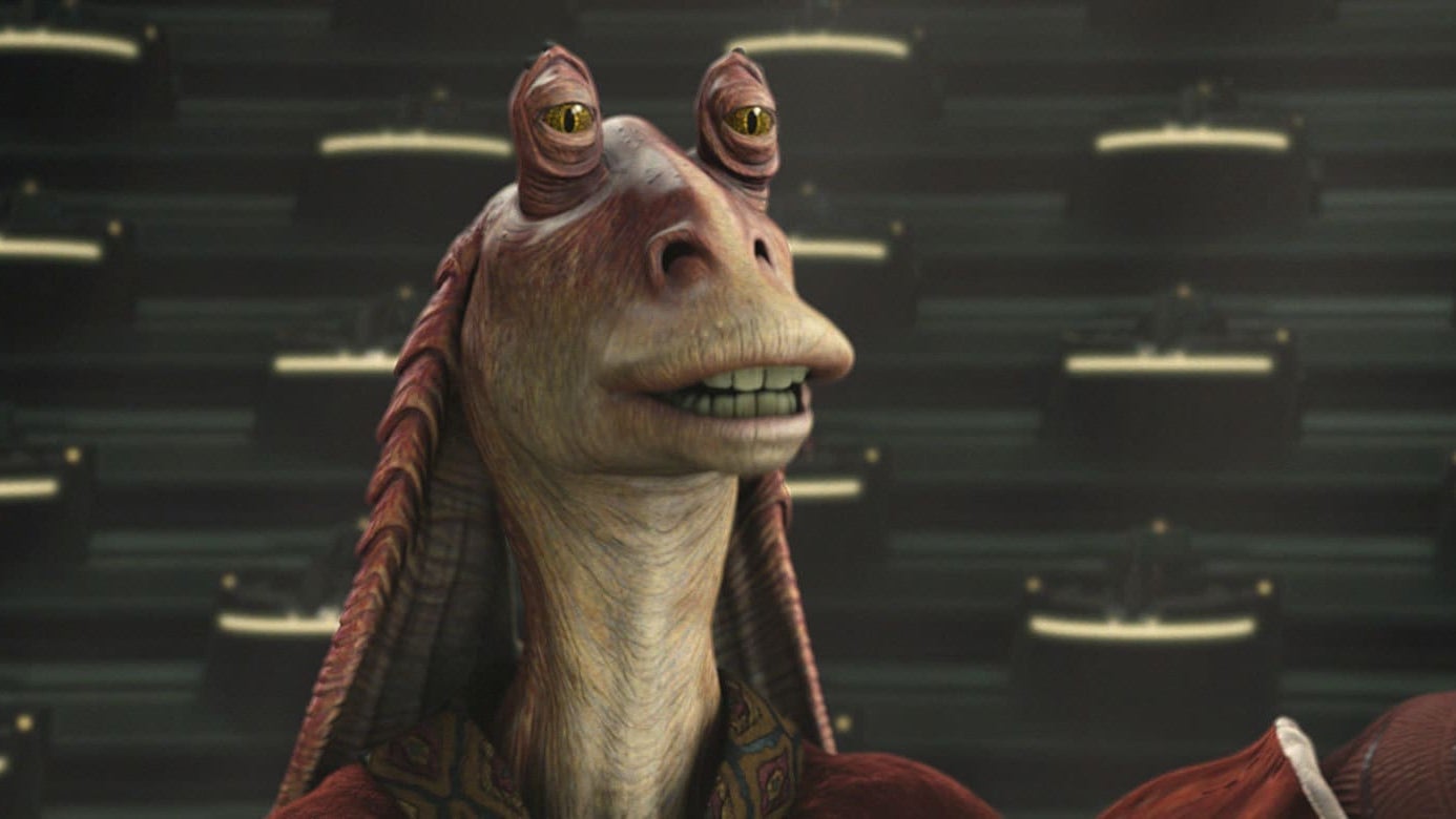 When it comes to my Star Wars trivia level, I’m at about a Jar Jar.