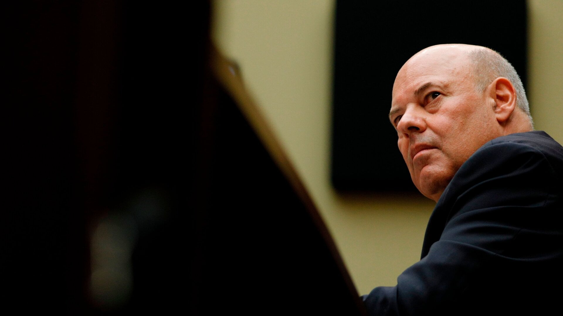 Postmaster General Louis DeJoy testifies during a House Oversight and Reform Committee hearing on slowdowns at the Postal Service ahead of the November elections on Capitol Hill in Washington,DC on August 24, 2020.