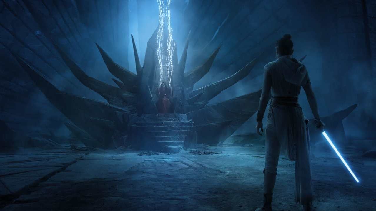 Palpatine showing how many fucks he gives about his grandchild.