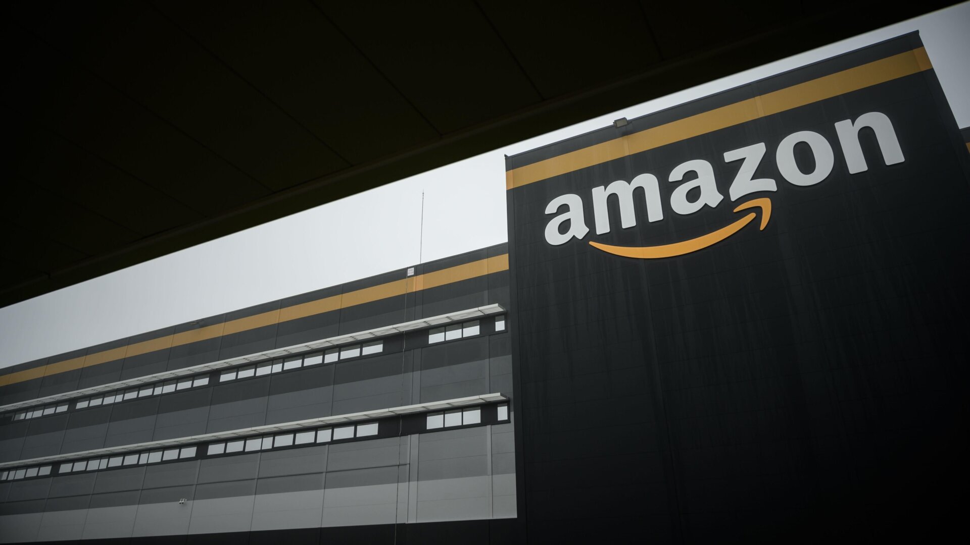 An Amazon warehouse near Bretigny-sur-Orge, France.