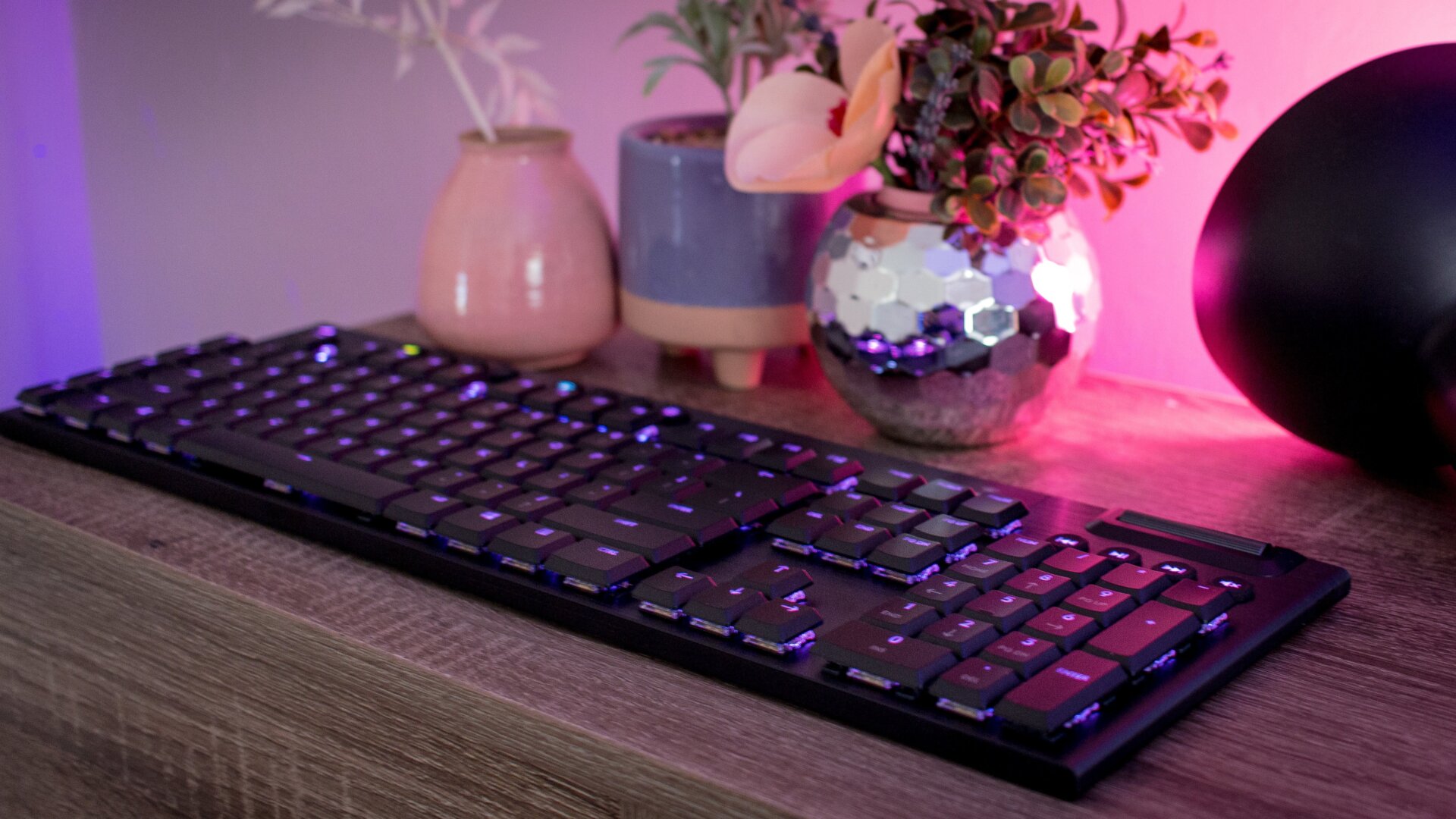 The wireless Logitech G915's low-profile keycaps are the most comfortable you will ever type on.