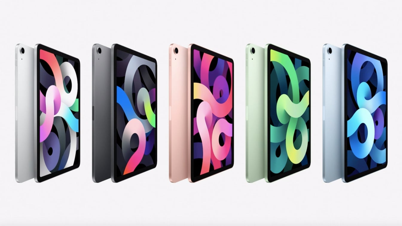 New 8th-gen iPad and iPad Air colors
