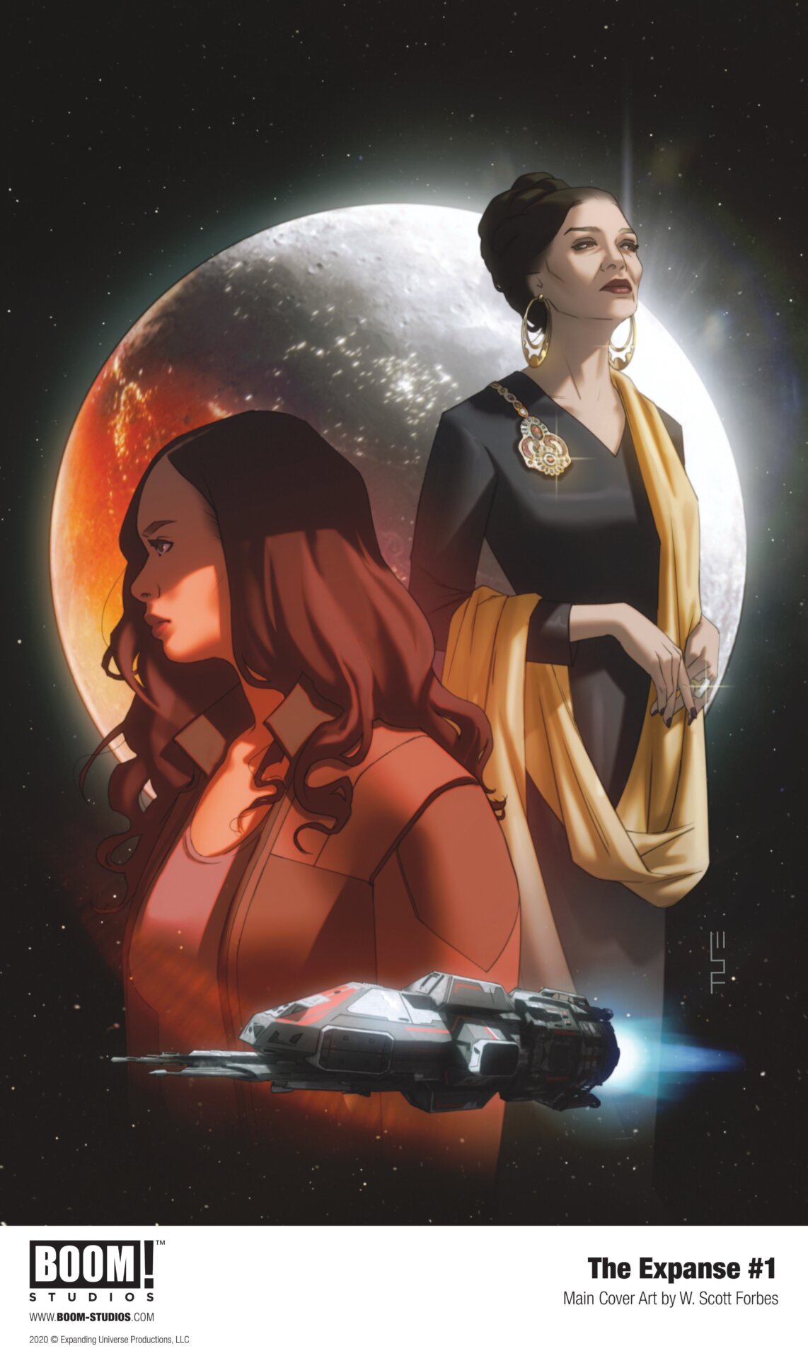 The cover of The Expanse #1