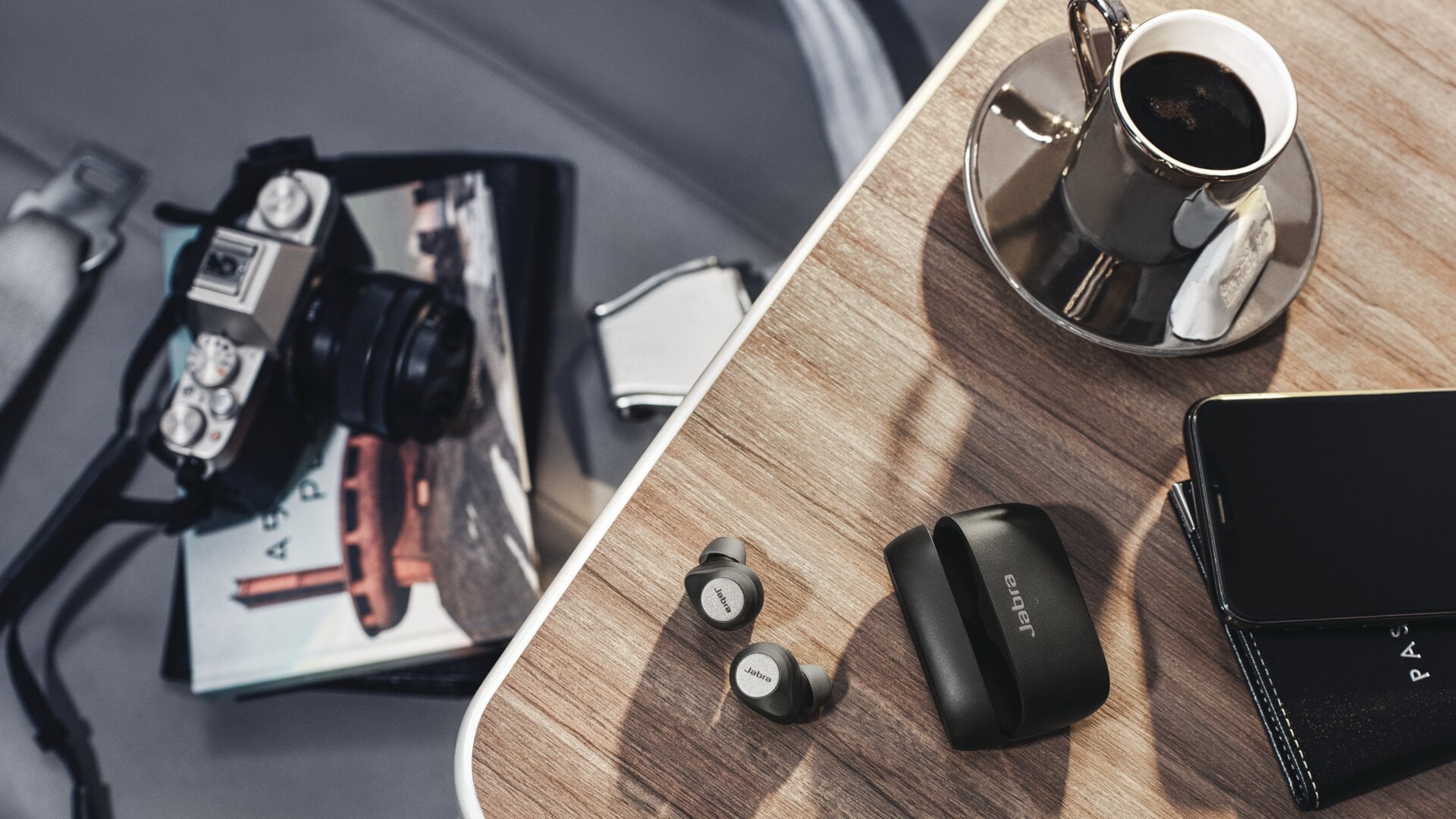 Jabra’s $230 Elite 85t offer active noise cancellation and a wirelessly charged case.