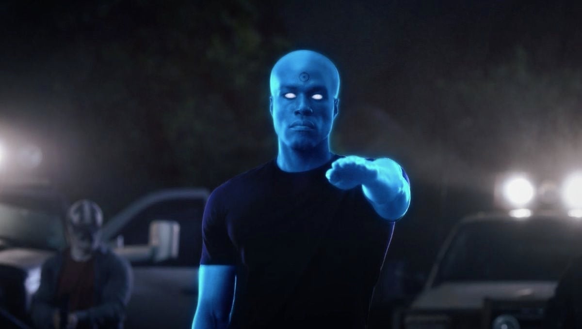 Emmy Award winner Yahya Abdul-Mateen II stars as Doctor Manhattan in HBO’s Watchmen.