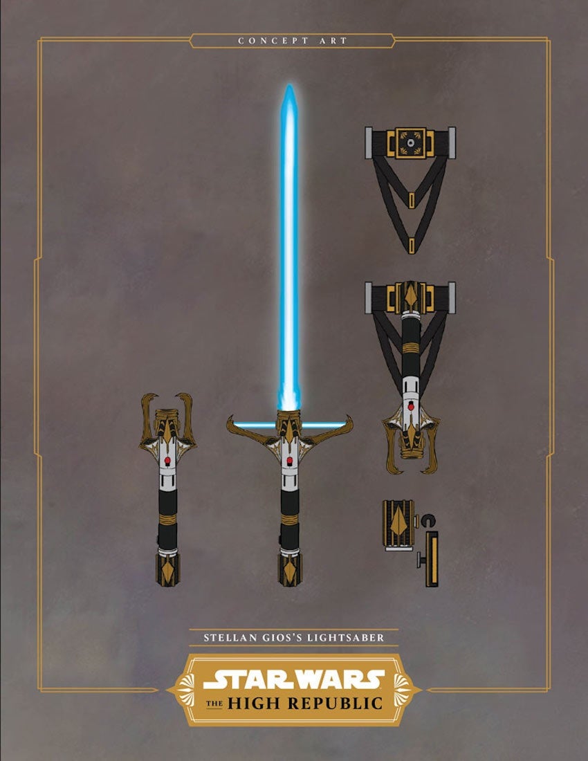 Stellan Gios’ lightsaber.
