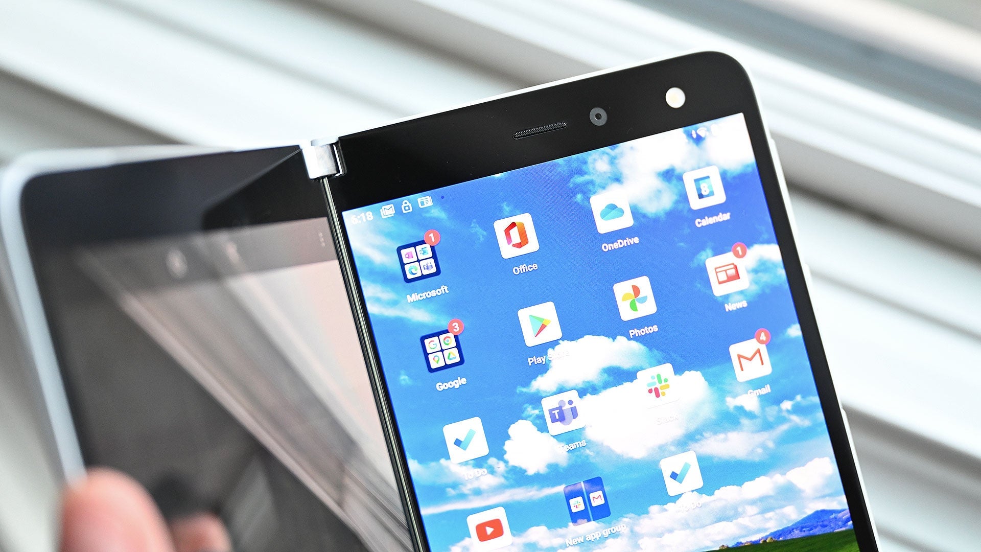 This one 11-MP camera is the only camera the Surface Duo has to offer.