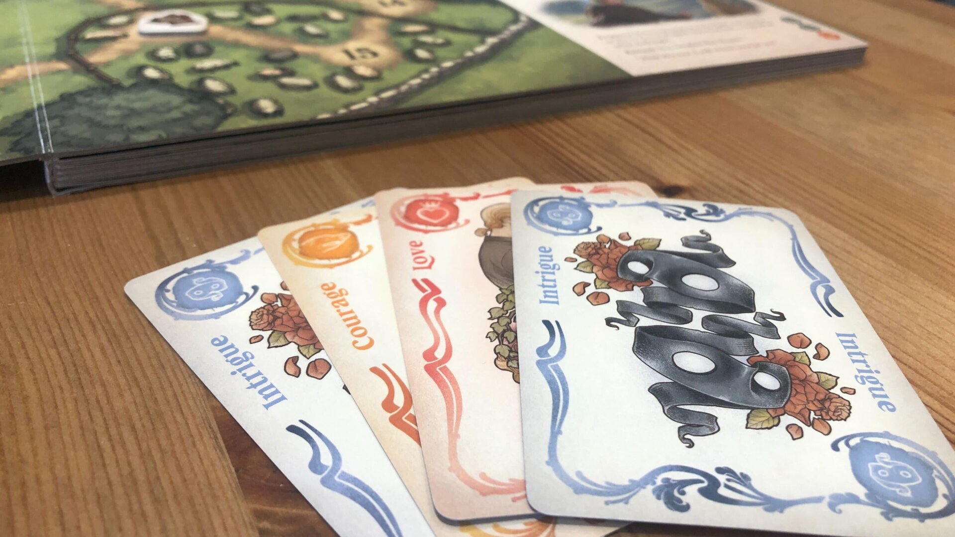 Cards are used to help complete tasks, but you don’t always draw the right ones.