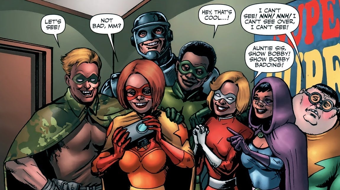 The members of Superduper from The Boys.