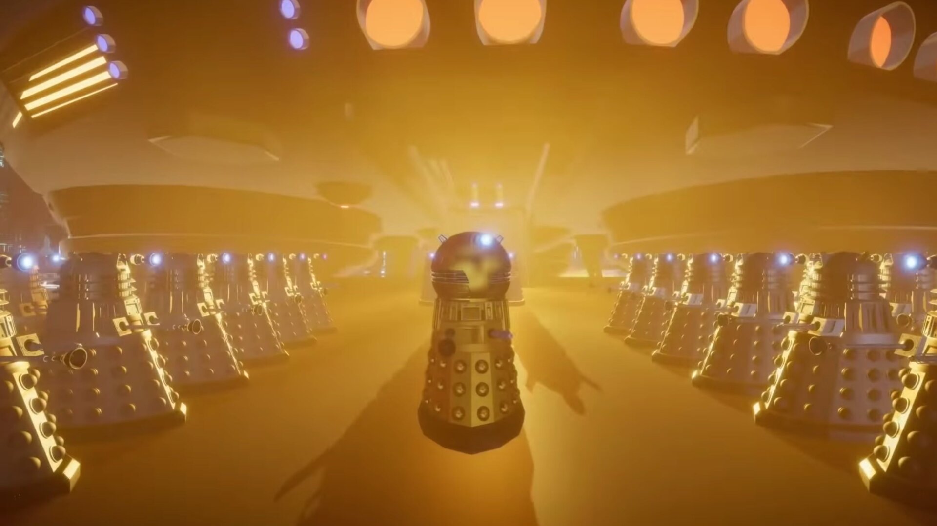 You know the thing the Daleks do. Here they are presumably doing it.