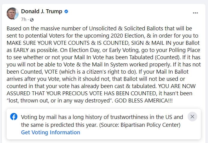 Screenshot: Facebook