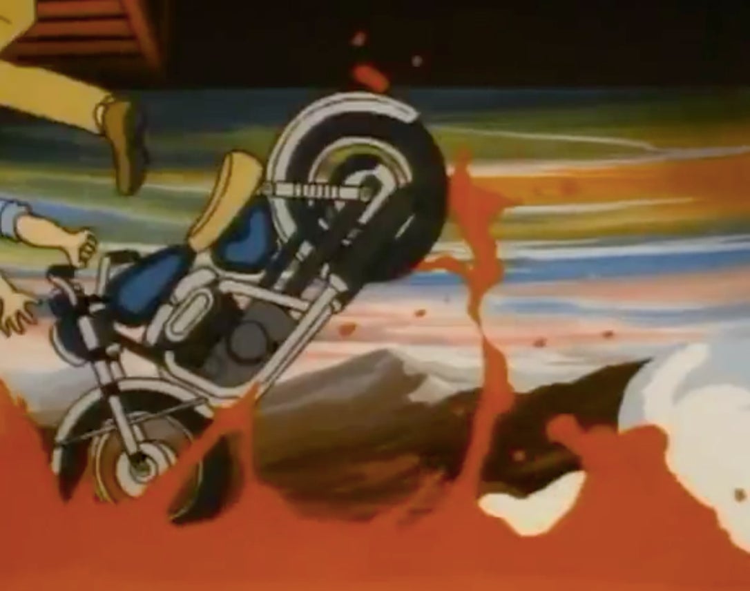 To be fair, it’s genuinely difficult to drive directly into a river of lava but somehow survive long enough to crash into something.