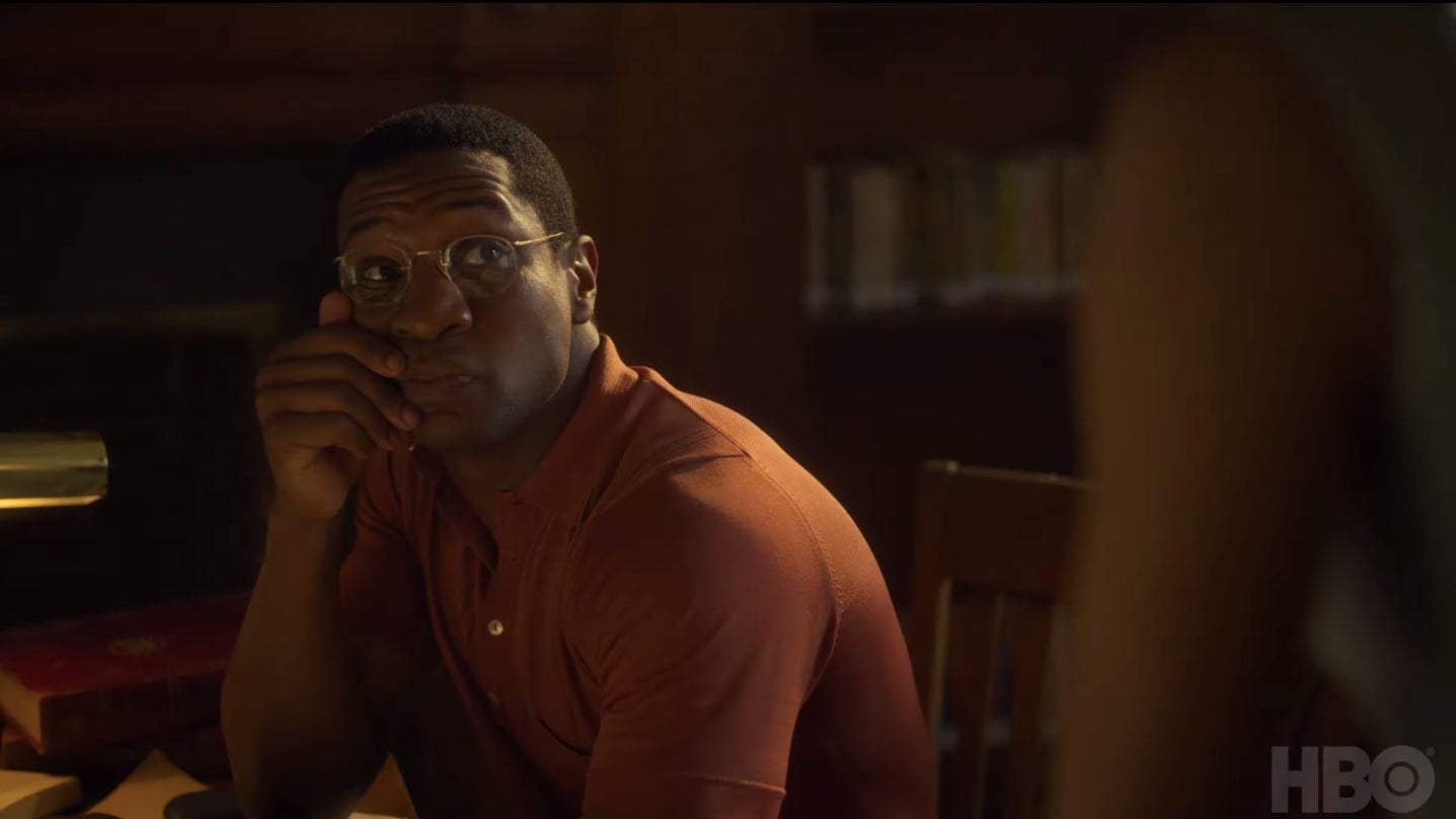 Atticus getting caught trying to slip out of town.