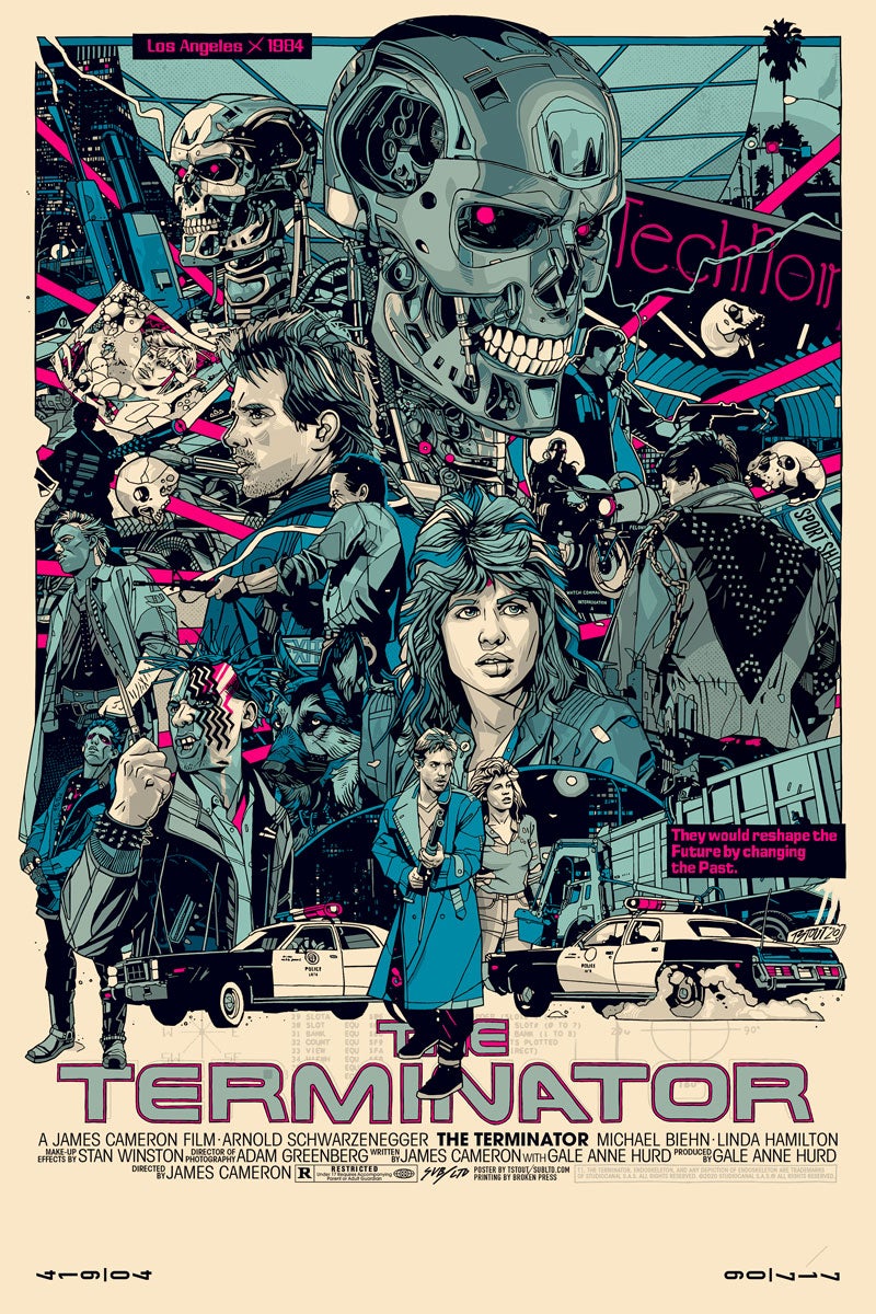 The Terminator by Tyler Stout, regular edition.