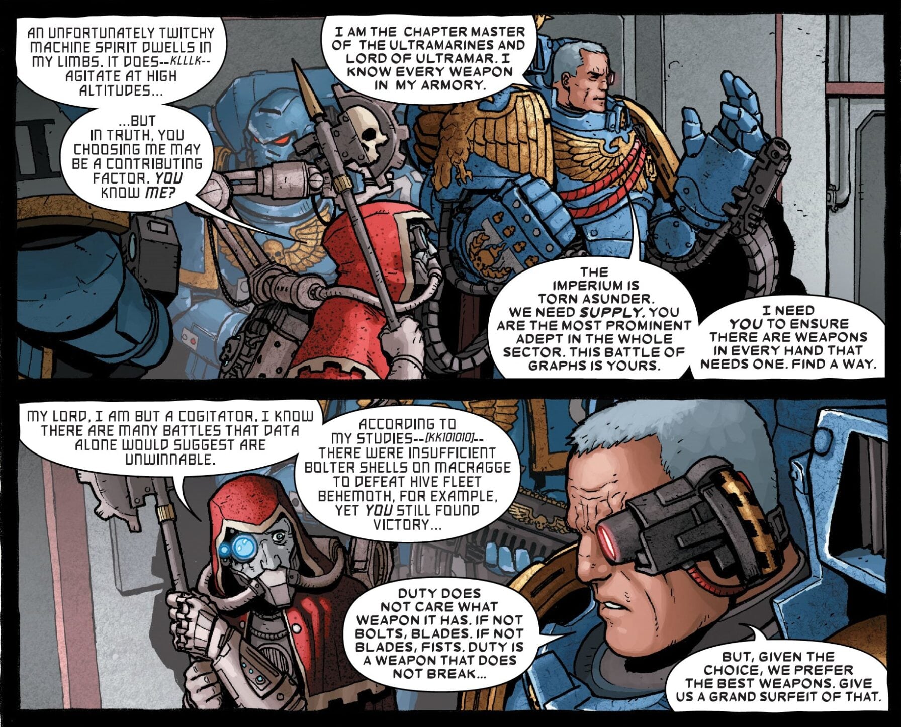 The Best Thing About Marvel's Very Loud Warhammer 40K Comic Is the