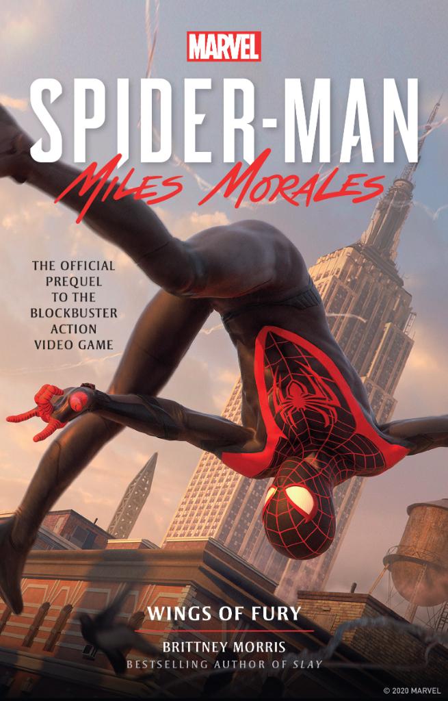 The cover of Spider-Man: Miles MOrales - Wings of Fury.
