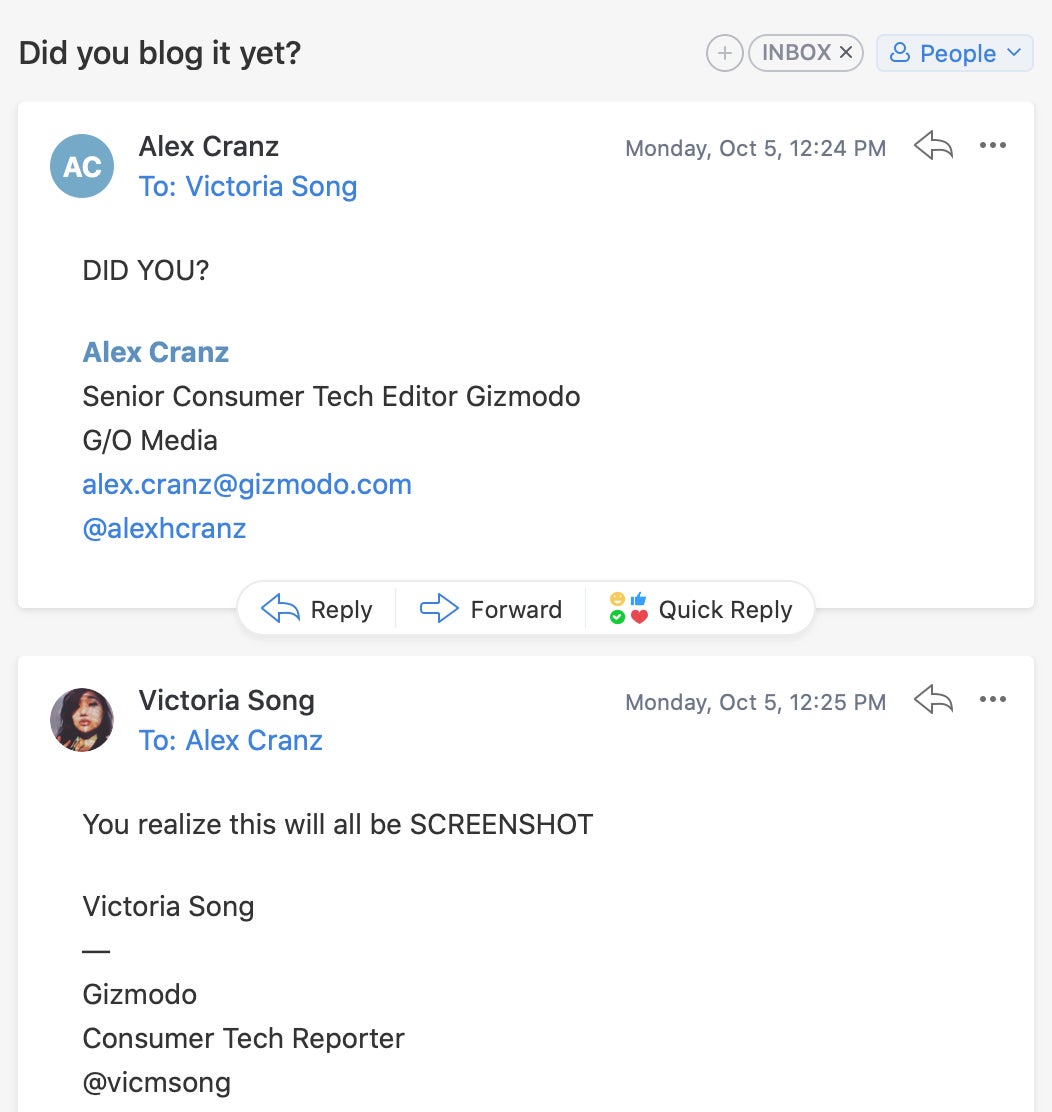Screenshot: Victoria Song/Gizmodo
