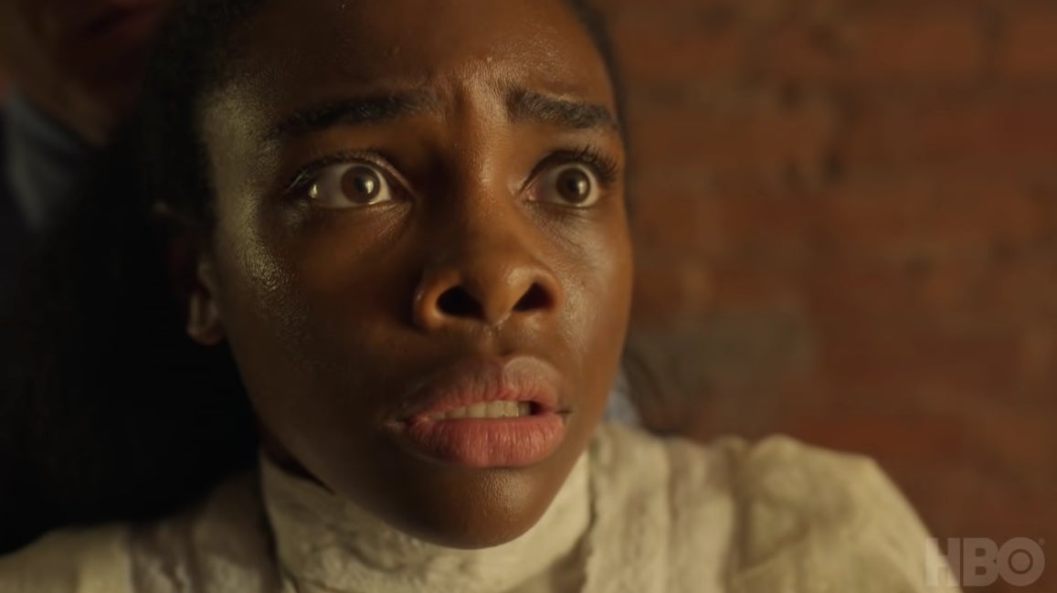 Diana realizing that she’s being hunted.