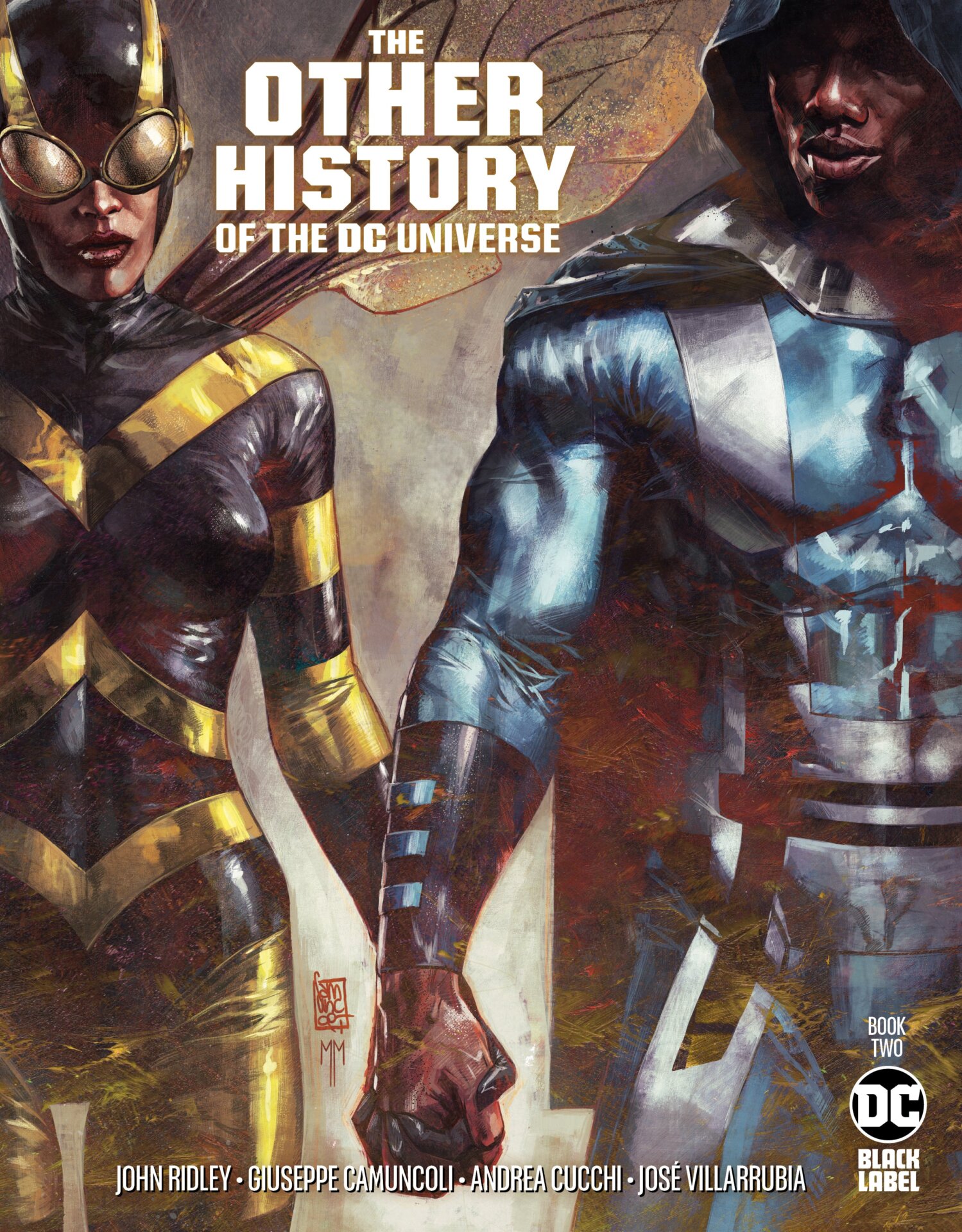 Bumblebee and Herald on the cover of The Other History of the DC Universe #2.