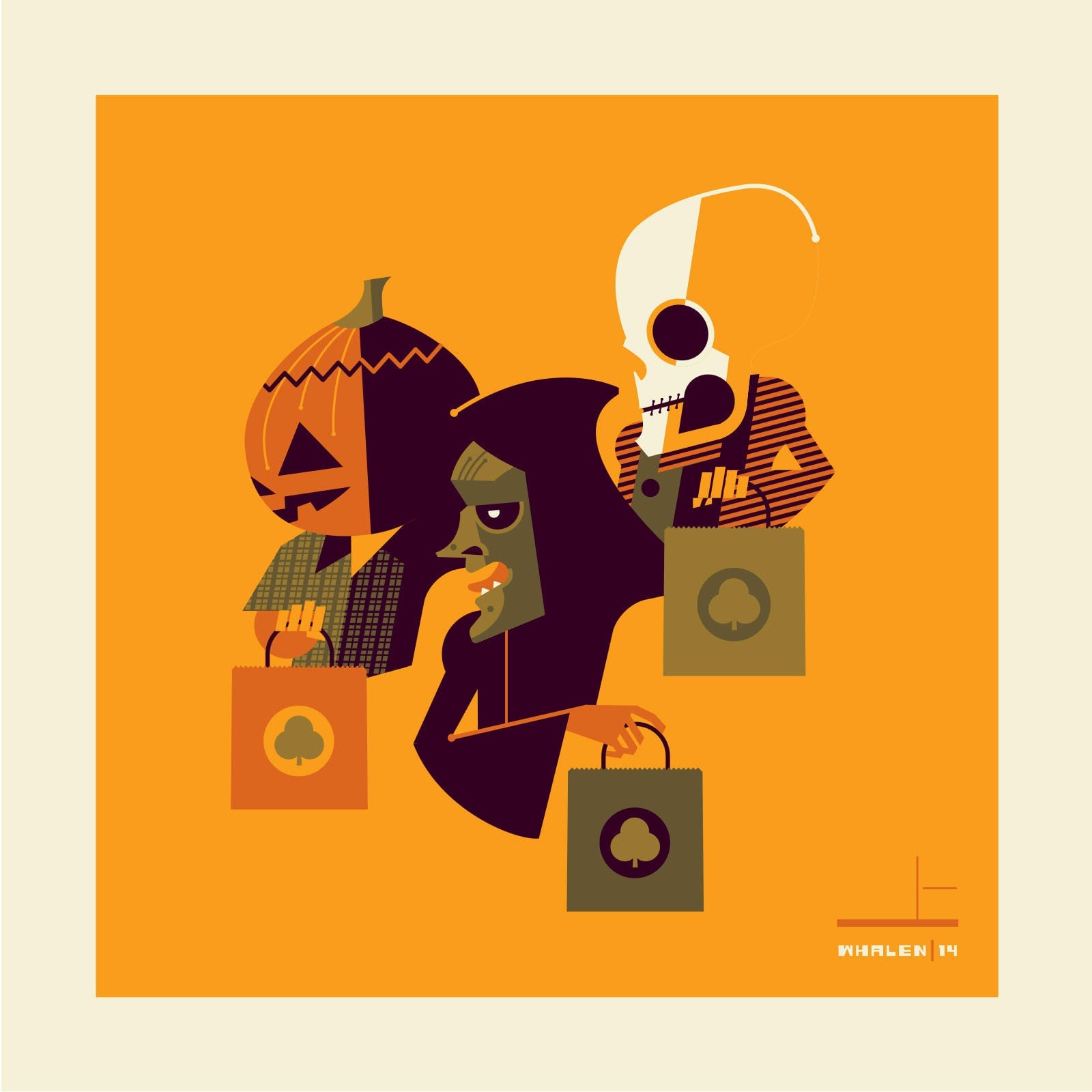 This awesome Tom Whalen Halloween III piece contributed to my assumptions 
