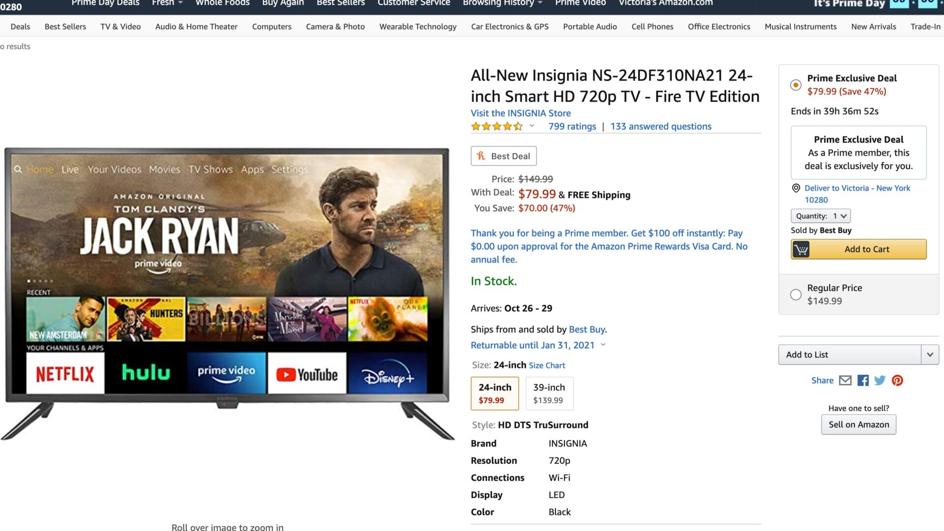 Screenshot: Amazon