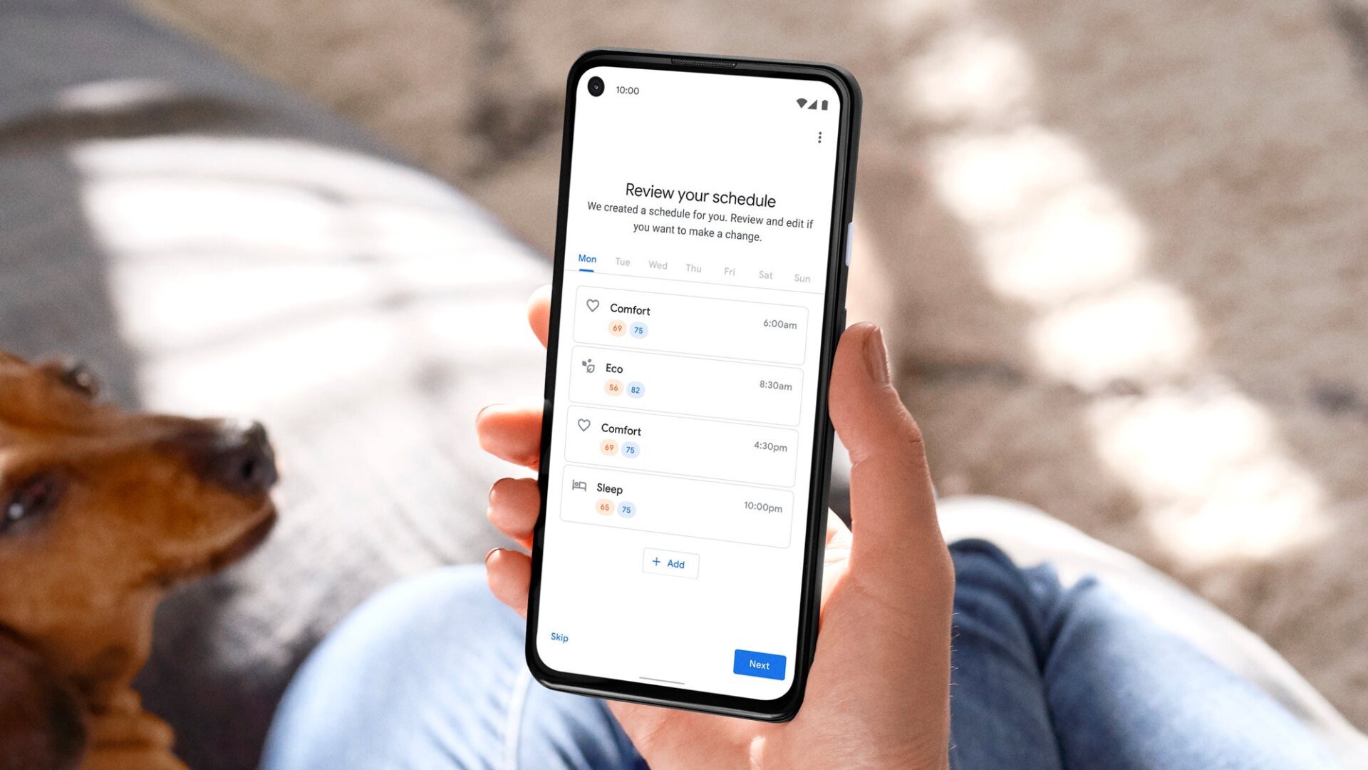 The smartest reason to upgrade to a Nest thermostat is also the laziest: you can control it from your smartphone.
