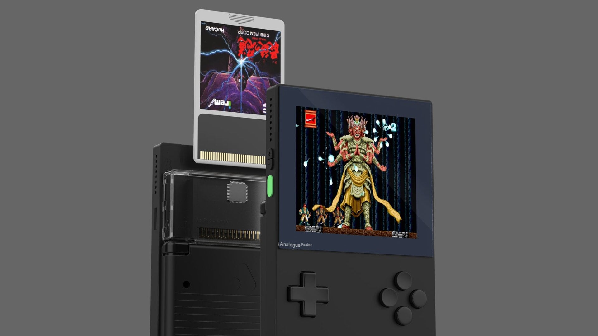 Analogue will also be recreating the handheld TurboExpress experience with a cartridge adapter for the Analogue Pocket allowing it to natively play games from HuCards.