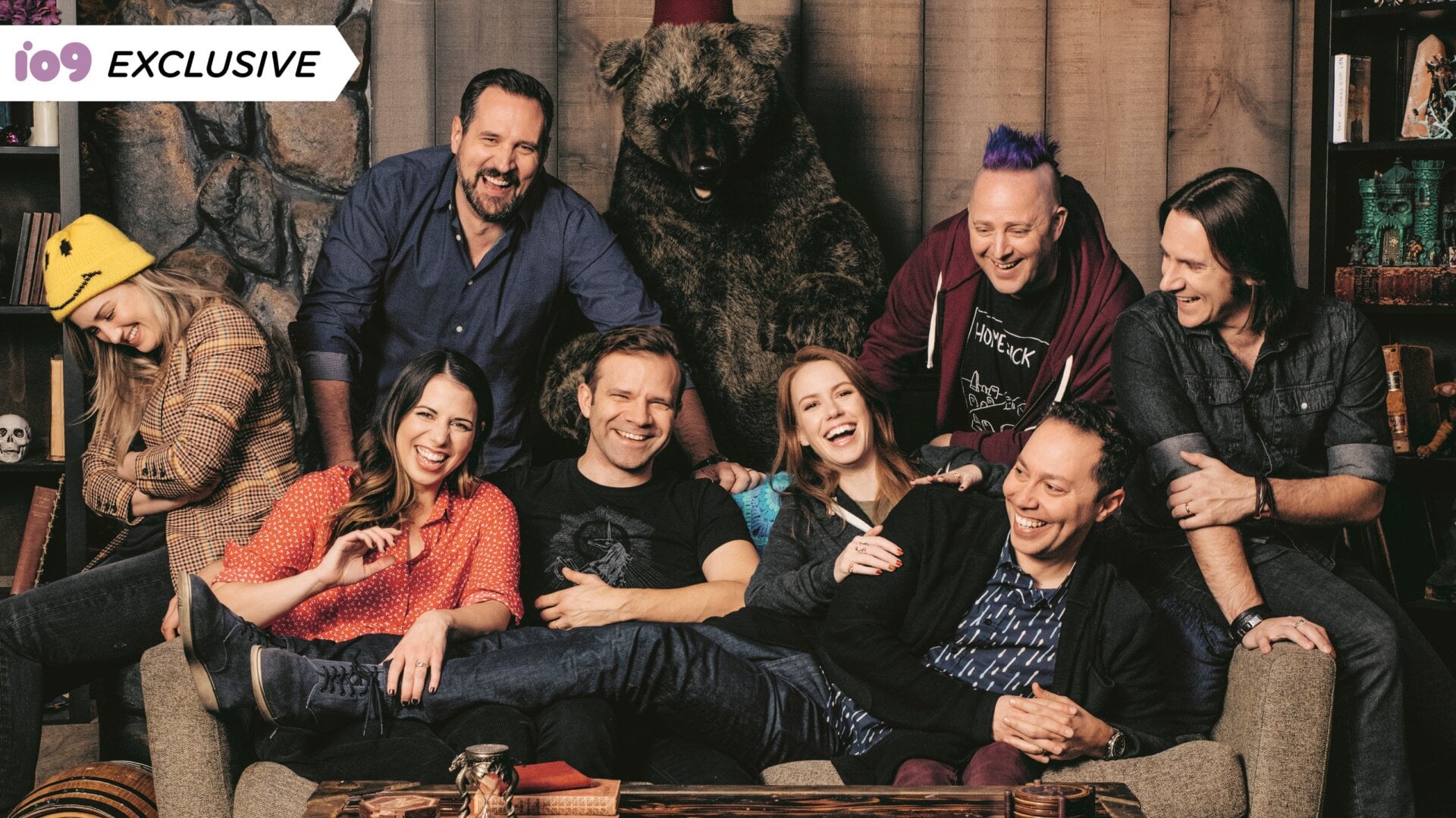 A gathered party, ready to venture forth.