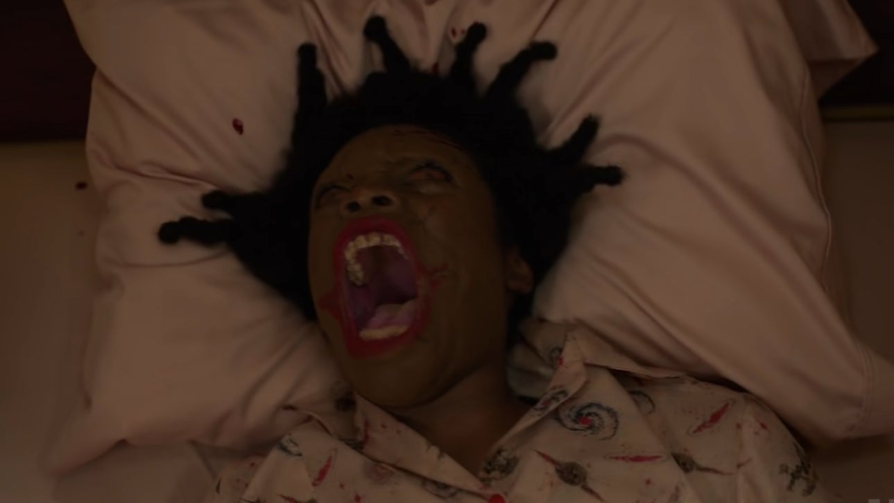 Diana in the throes of her curse.