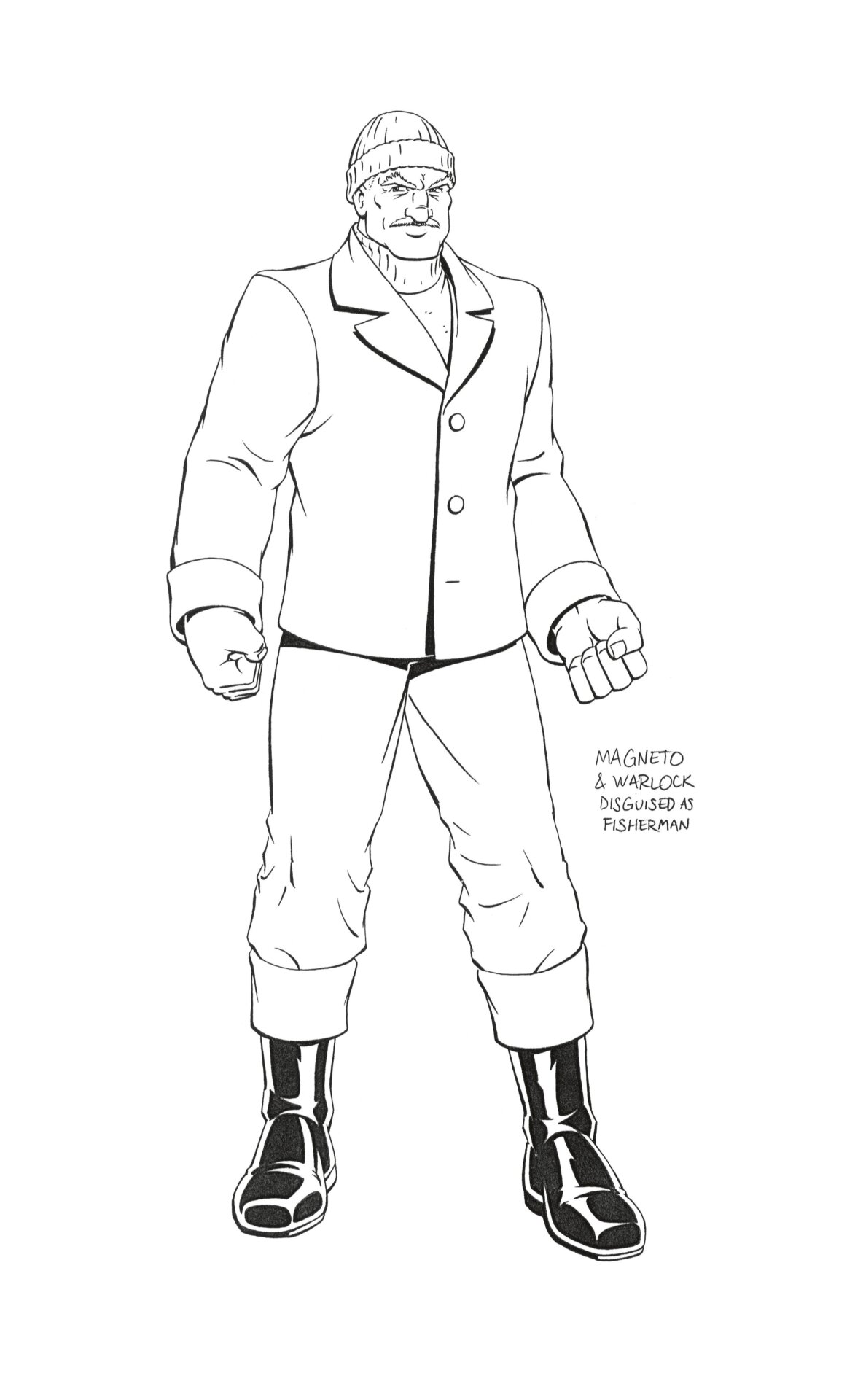 A bonded Magneto and Warlock masquerading as a fisherman.