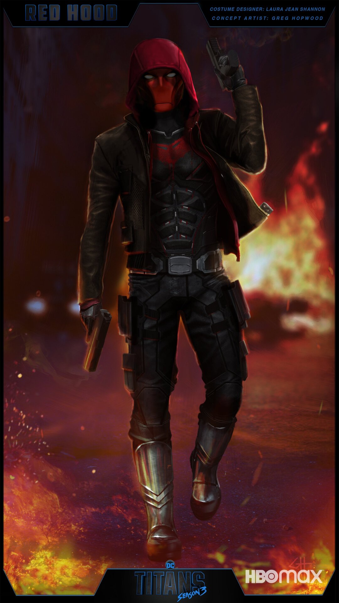 Concept art of Red Hood.