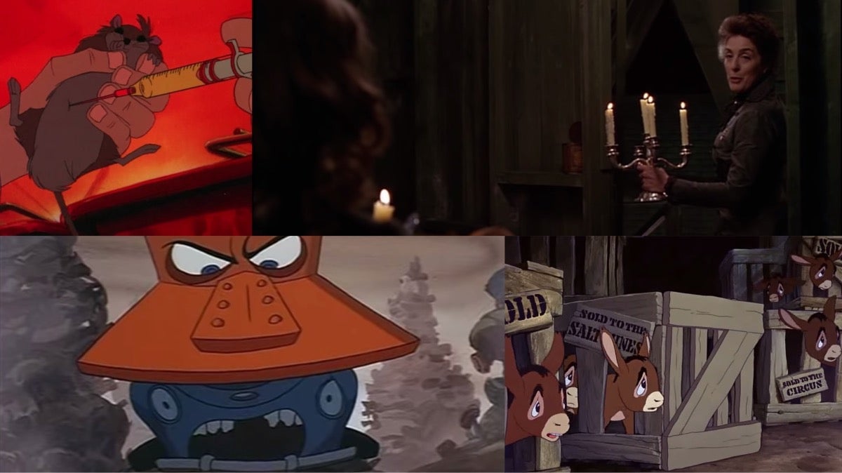 Clockwise from left: The Secret of Nihm, A Little Princess (1995), Pinocchio, The Brave Little Toaster.