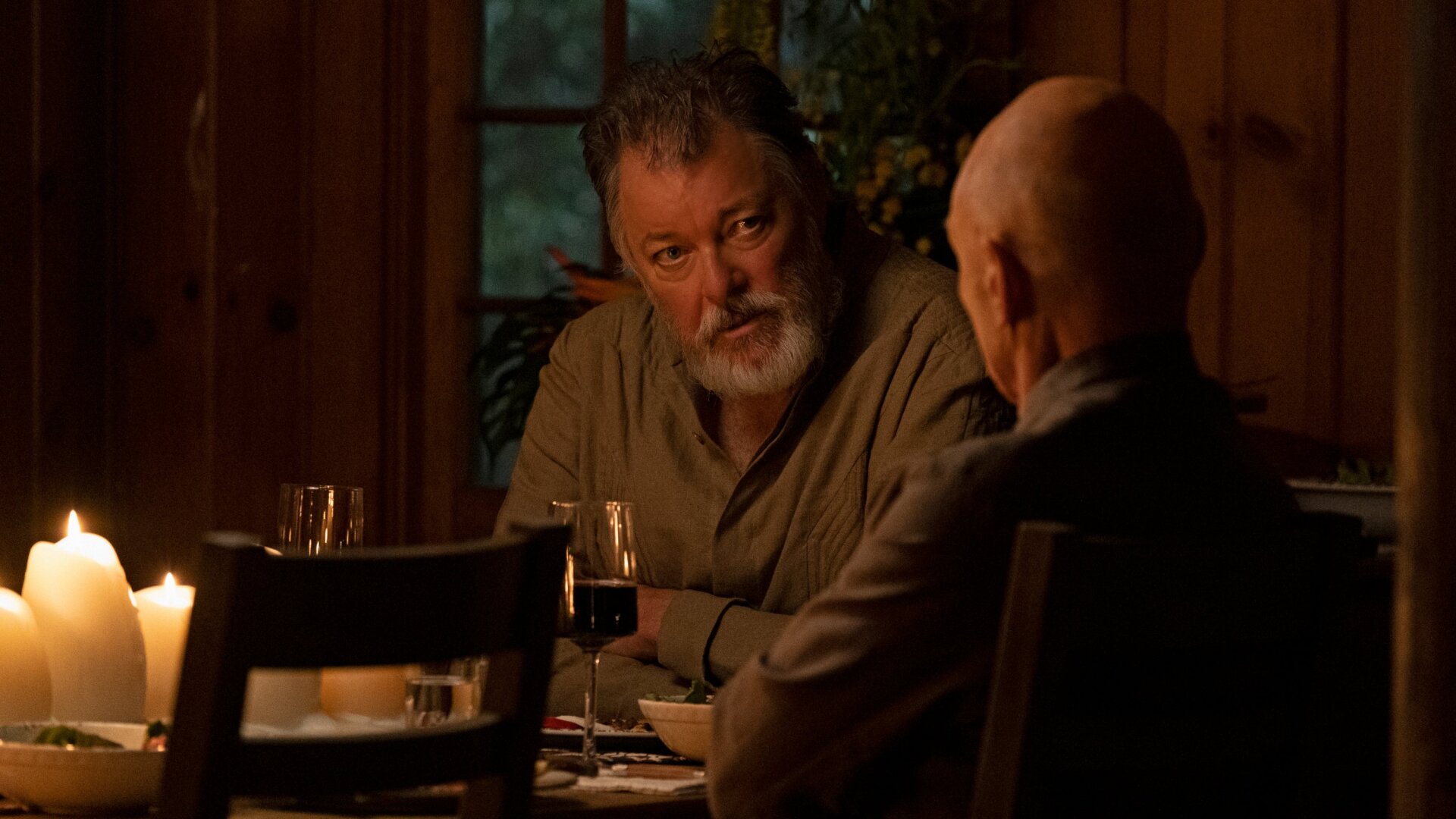 Riker and Picard on Star Trek: Picard.