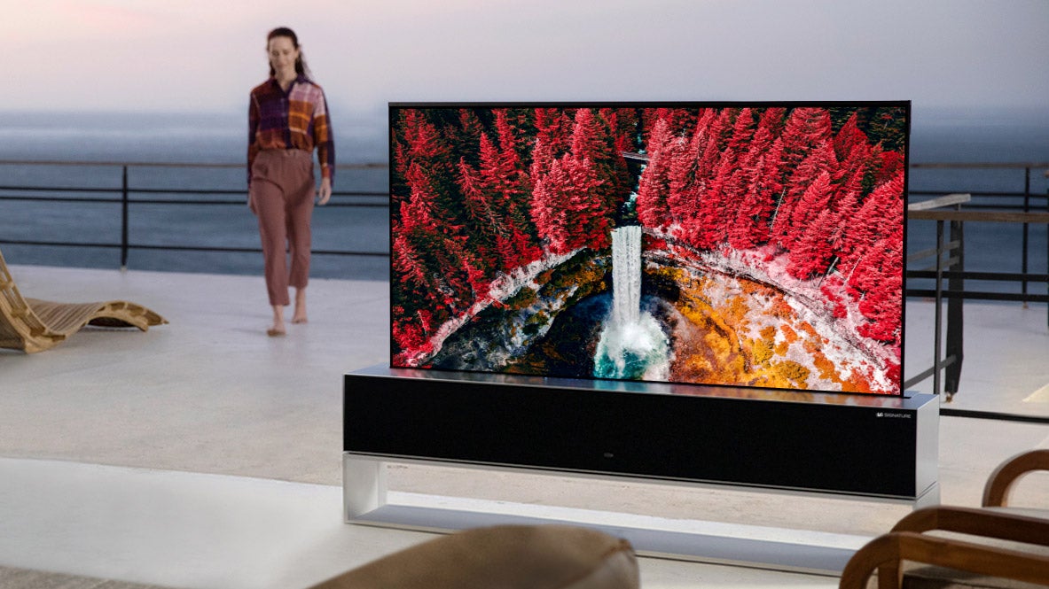 Why spend $87,000 on a TV and then waste your time looking at a picturesque view of the ocean?