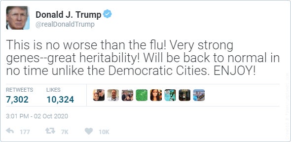 Screenshot: faketrumptweet.com