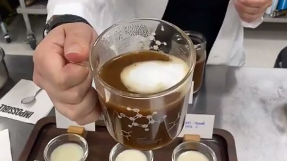 It appears to foam like real milk would.