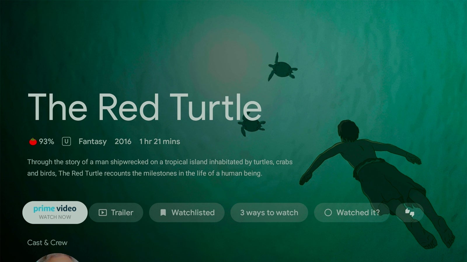 Where relevant, Google TV will give you multiple ways to watch.