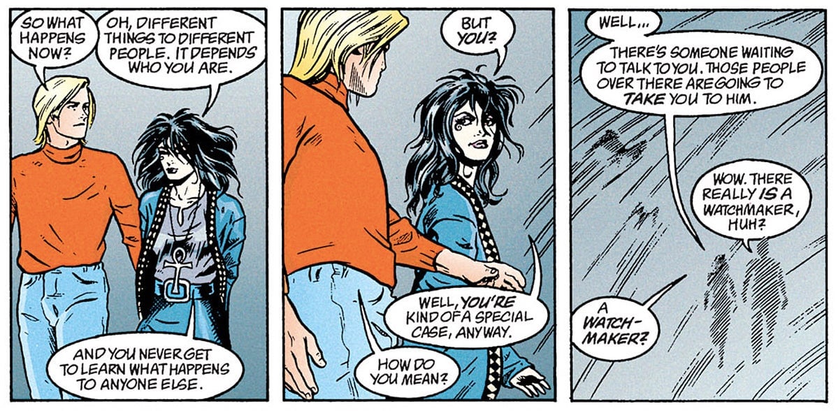 Death helping Dream take an exception to Prez.