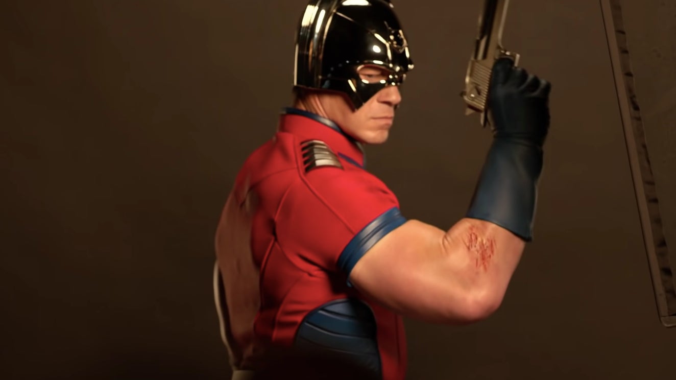 John Cena as Peacemaker.