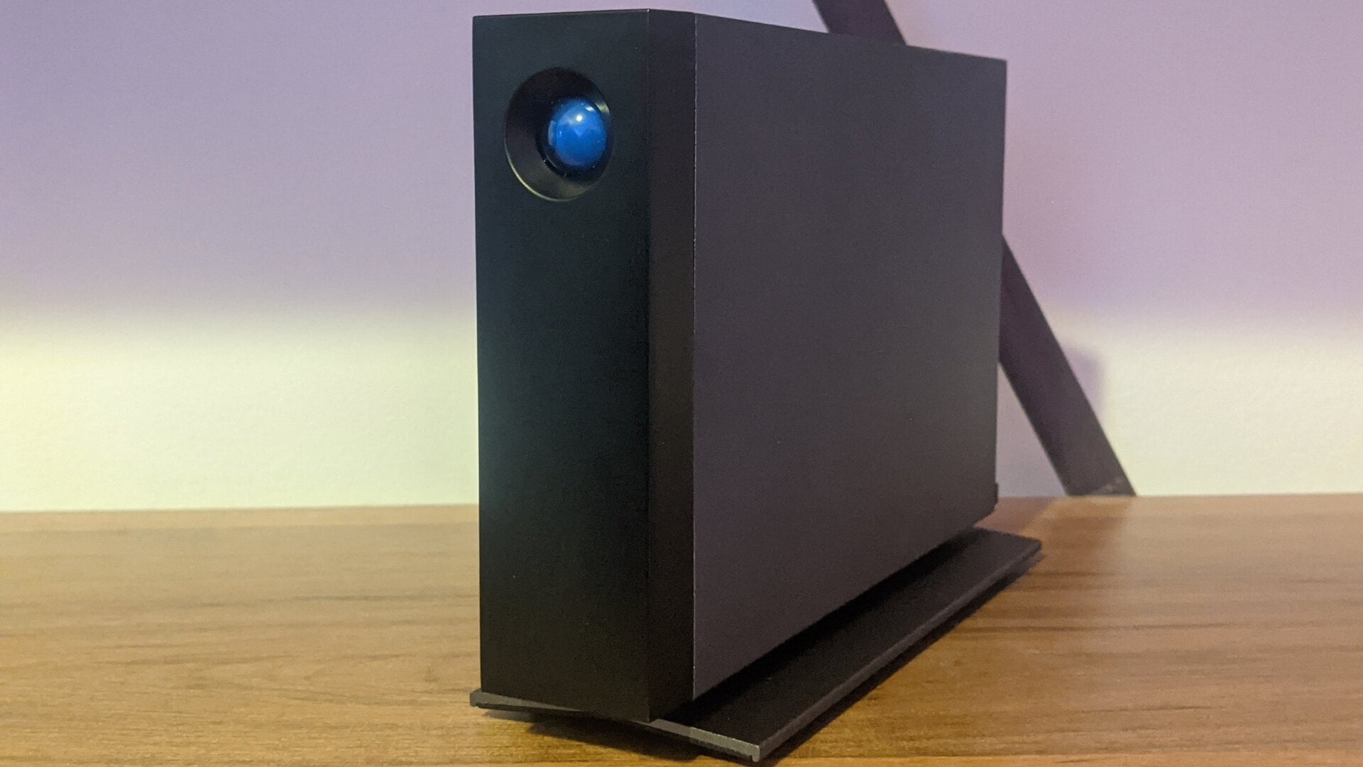 The LaCie was absolutely the best looking drive, with the most stable base, and a couple set of options for keeping it powered on.