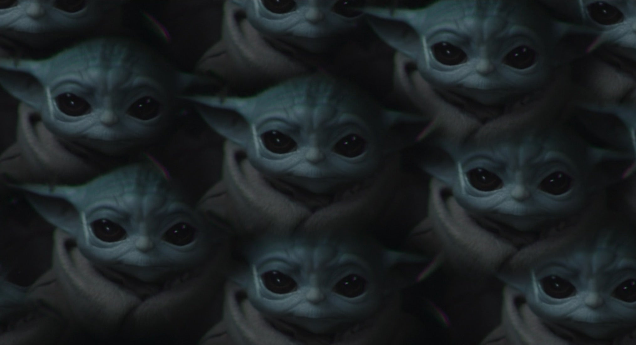 The creepy creature is all of us, just seeing all the babies.