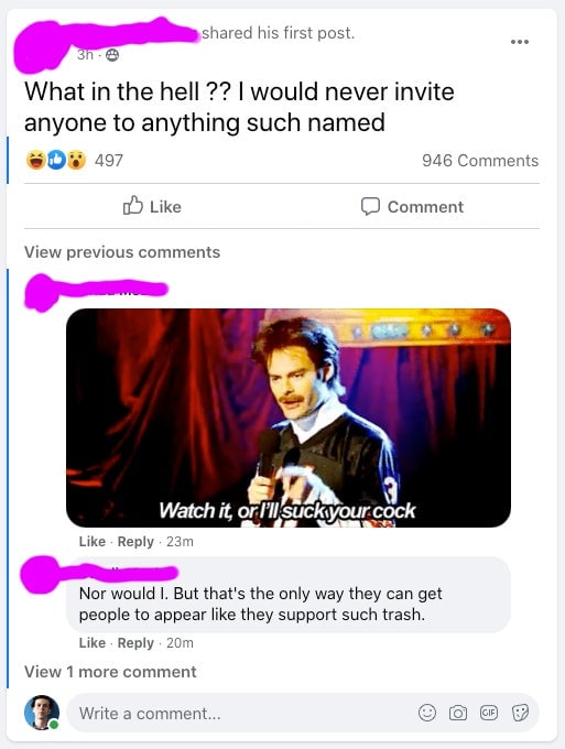 One of many users who are insisting that they are not, in fact, gay communists for socialism while there’s so much evidence stacked against them.