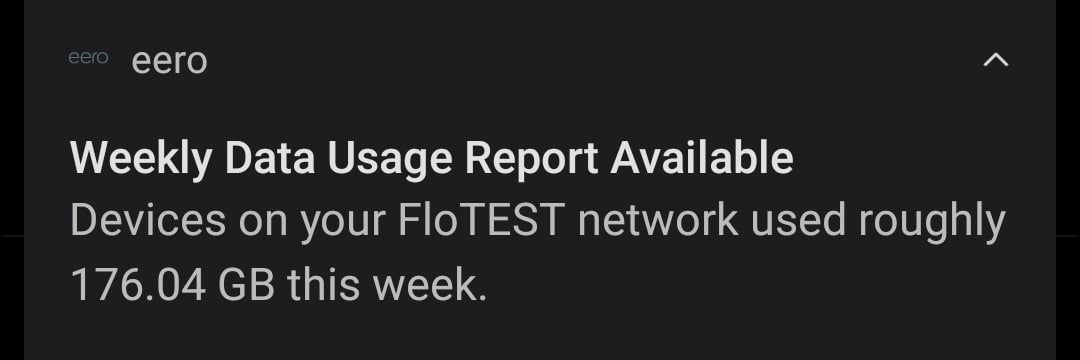 The Weekly Data Usage Report really is enlightening, especially if you’re paying for capped broadband. 