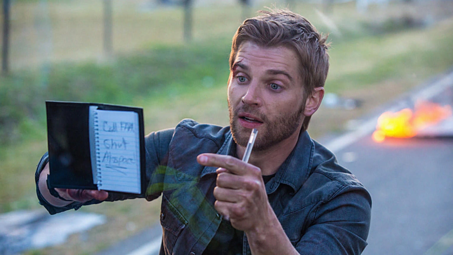 A scene from CBS’s Under the Dome.