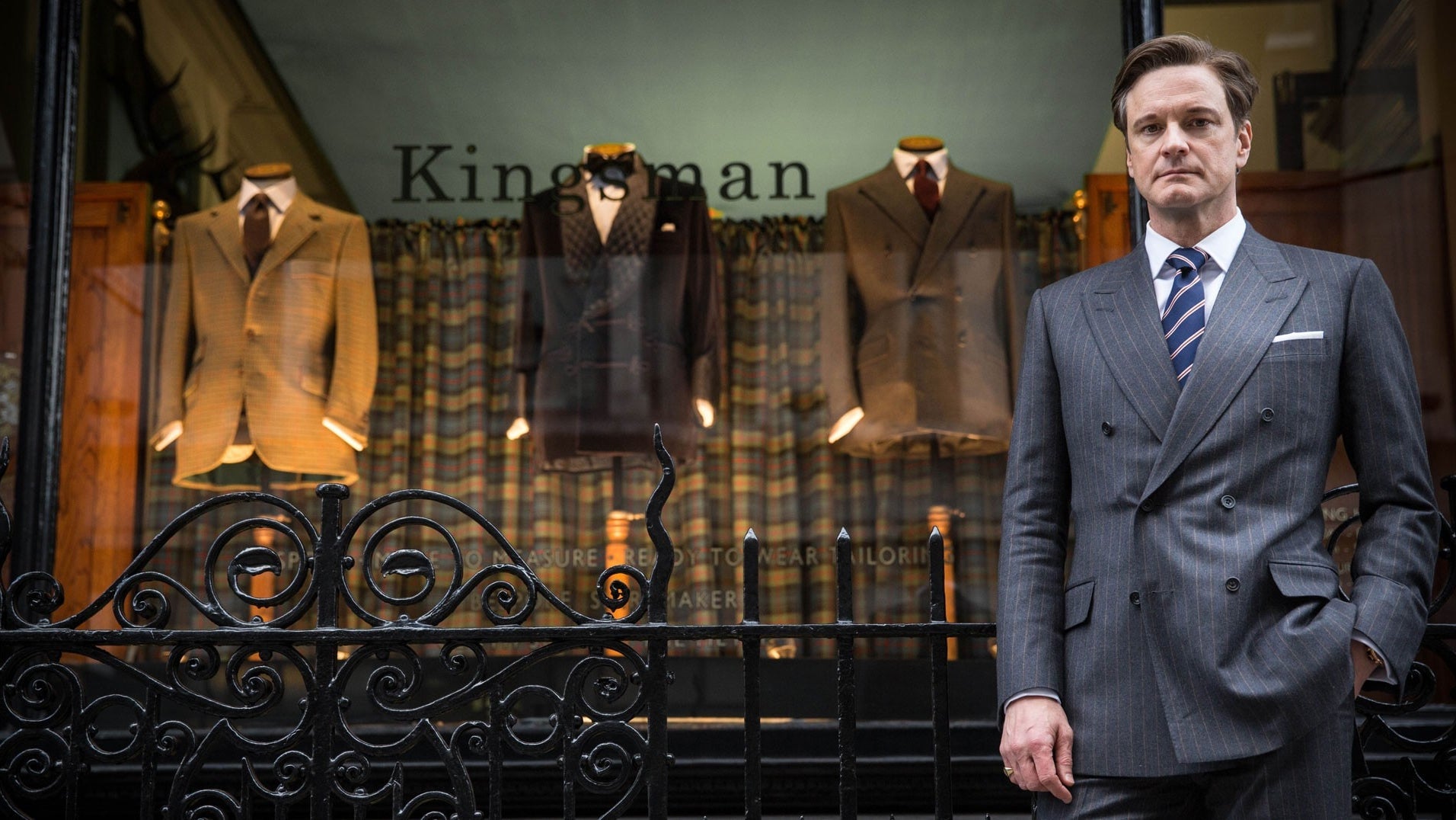 Colin Firth in Kingsman.
