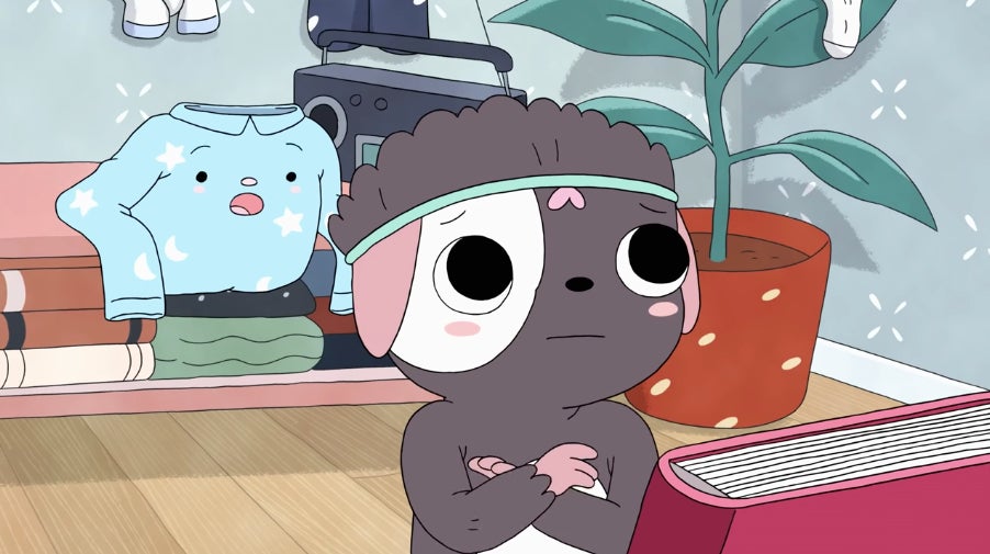 Pajamas and Puddle expressing their distaste.