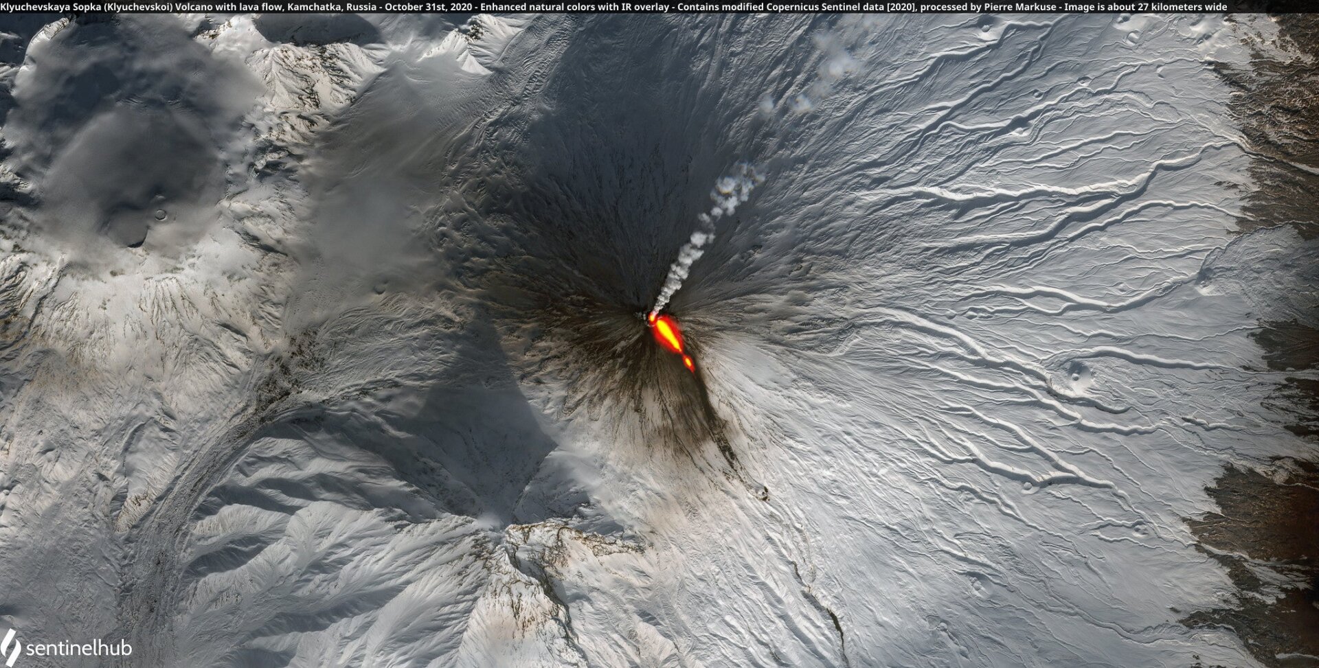 Lava might not be super chill up close, but from space? Yup, that’s more chill.