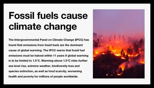 A sample “tobacco-style” warning label created by ClientEarth.